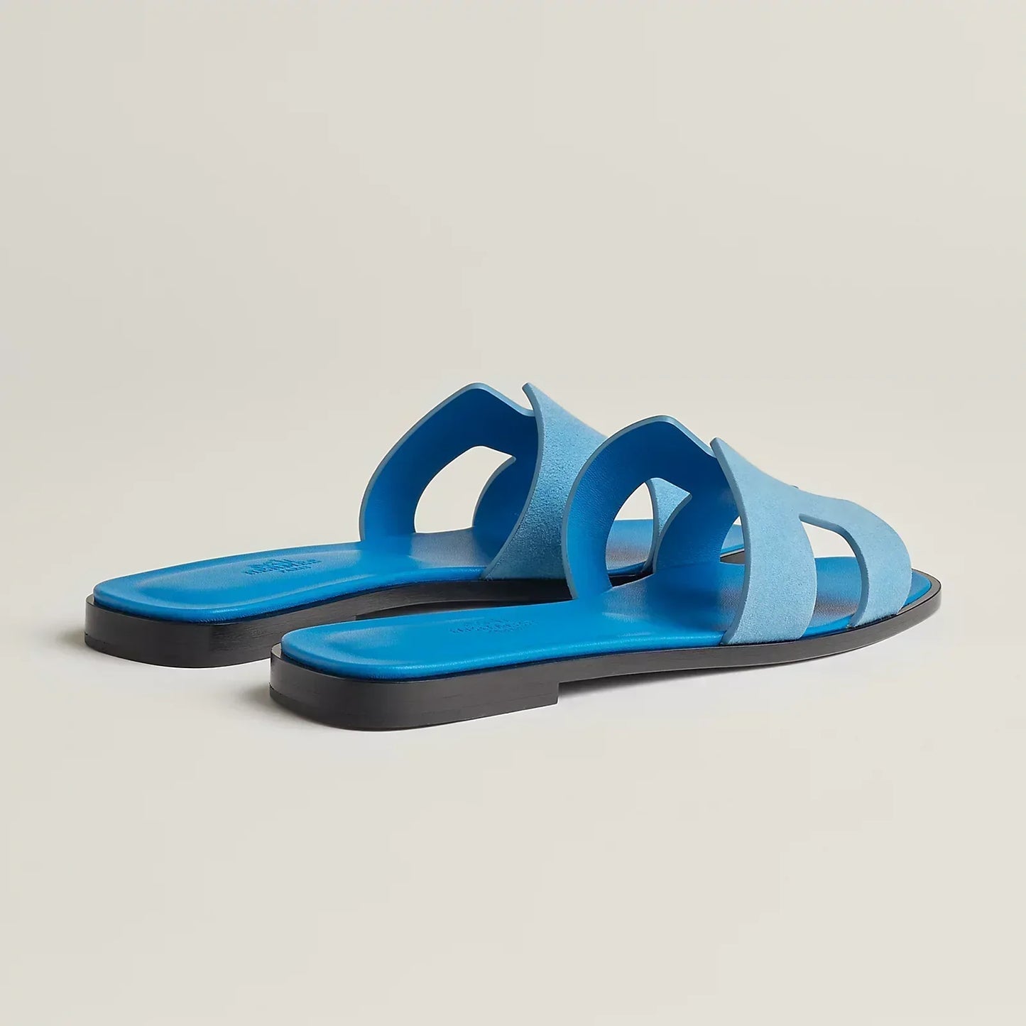 Hermès Sandales Oran - Blue Cameo