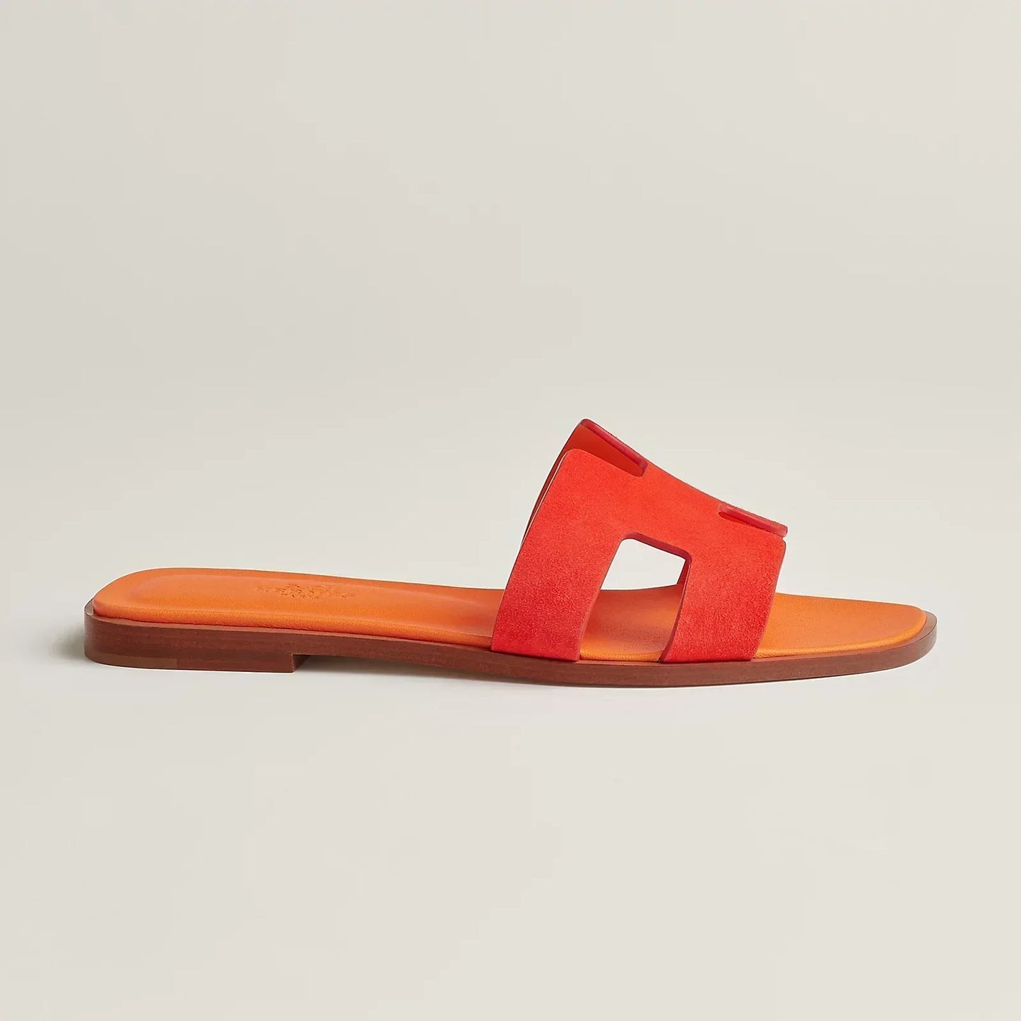 Hermès Sandales Oran - Écarlate