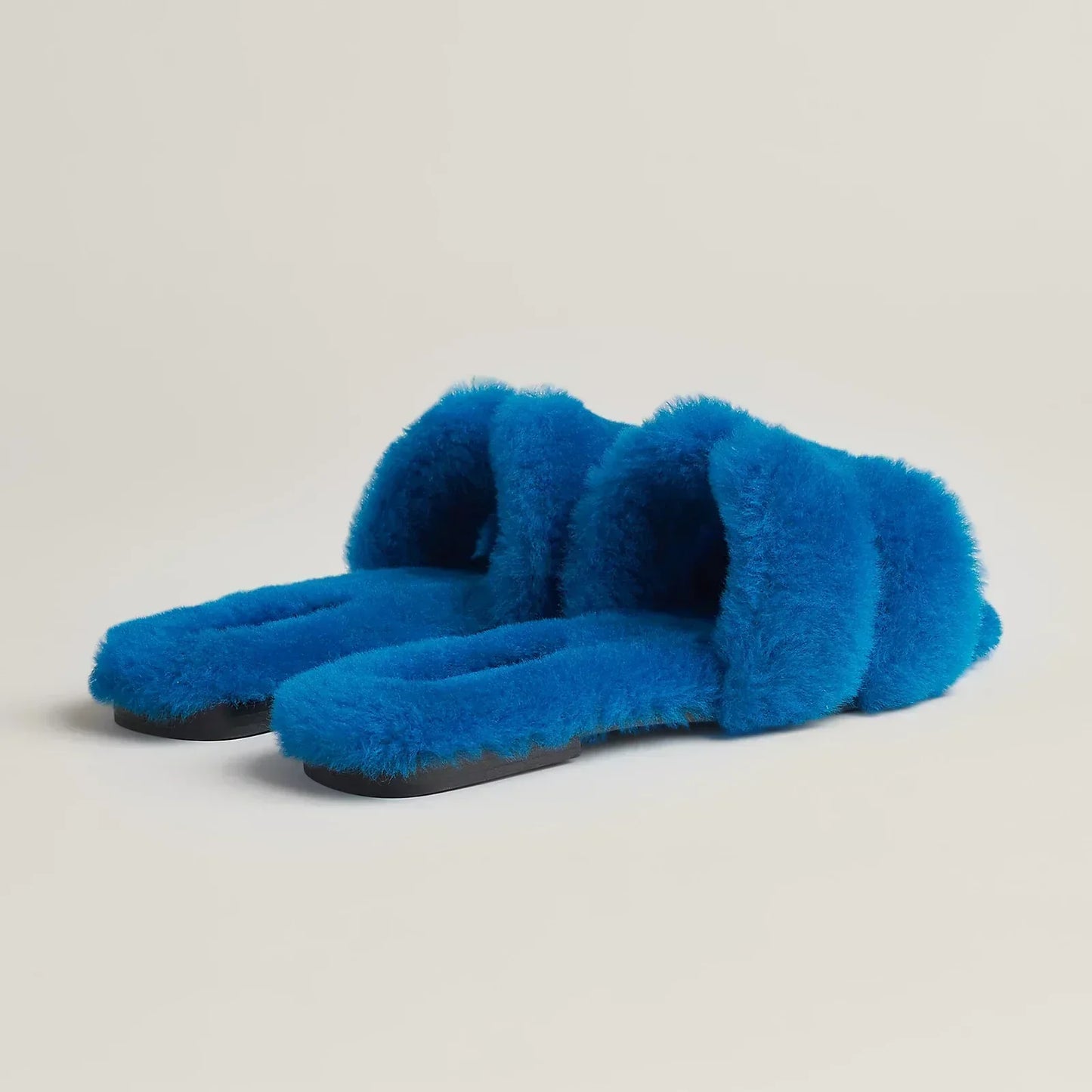 Hermès Sandales Oran - Bleu océan
