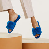 Hermès Sandales Oran - Bleu océan