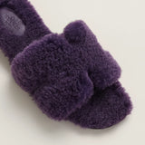 Hermès Sandales Oran - violet foncé