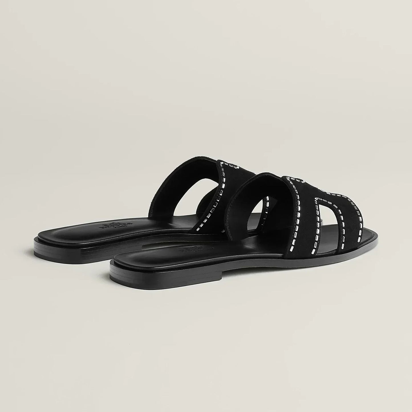 Hermès Sandales Oran - Noir