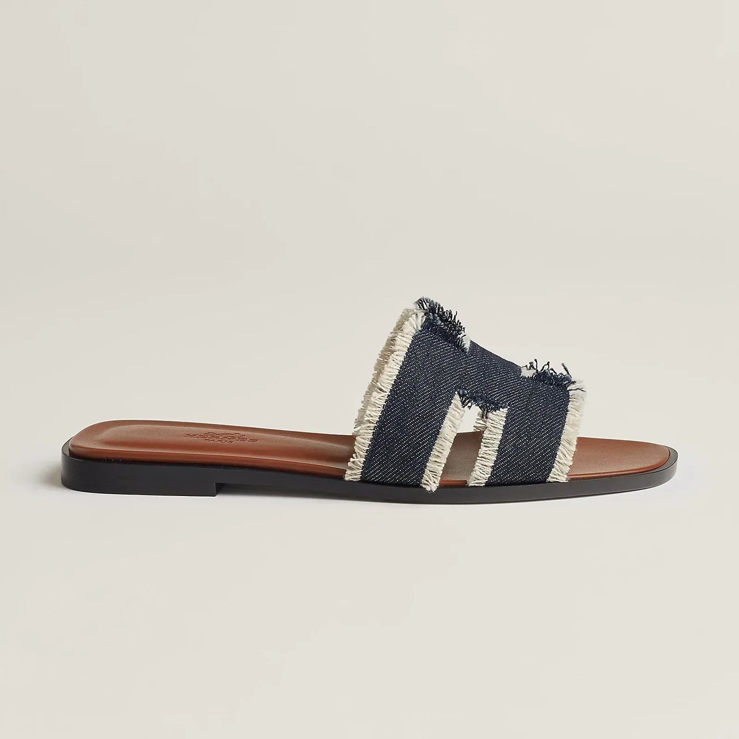 Hermès Sandales Oran - Bleu brut