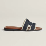 Hermès Sandales Oran - Bleu brut