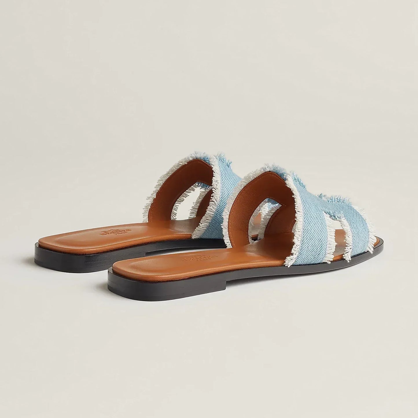 Hermès Sandales Oran - Bleu clair