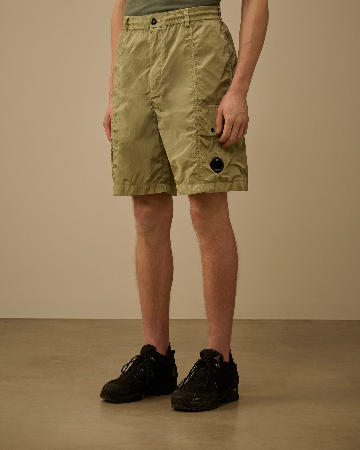 Short cp compagny Moss gray - green