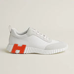 Sneakers Hermès blanc / orange